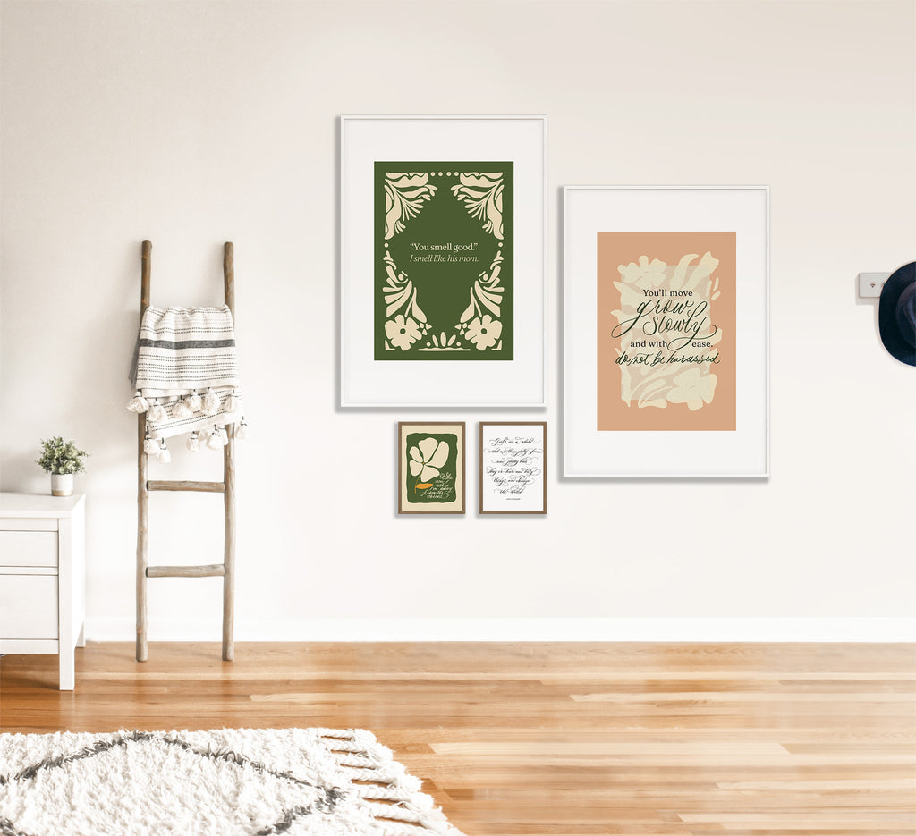 Burned Out Toddler Mom Art Collection || Tech-free Mindfulness Art Prints for Working Moms