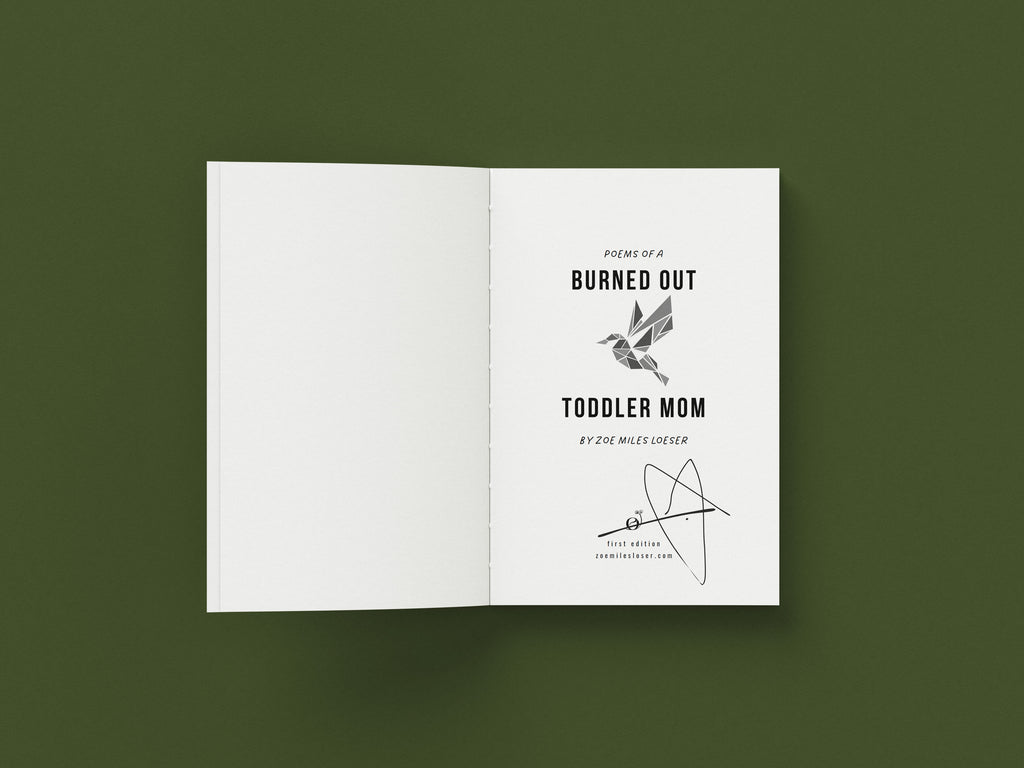 Poems of a Burned Out Toddler Mom || Tech-free Mindfulness for Working Moms